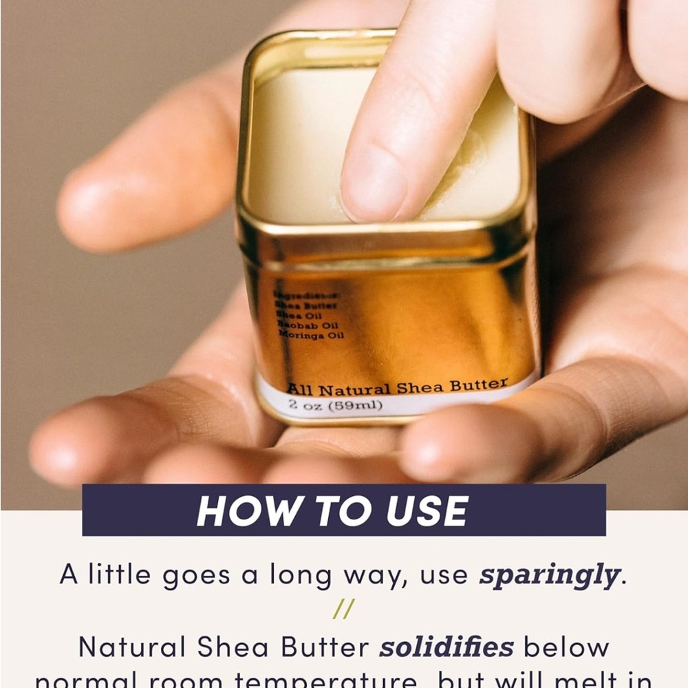 Eu’Genia Unscented Shea Butter Moisturizer 2oz - Picture 3 of 4